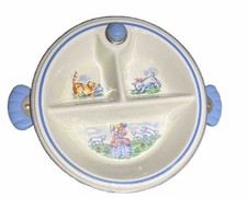 VTG Little Bo Peep Infant Boy Divided Warmer Dish