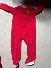 Little Me My First Christmas Sleeper Pajamas PJ sleep Play 18 months reindeer