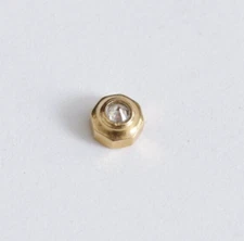 Cartier Diamond Crown Yellow Gold  100% Genuine 3.65mm item#94679