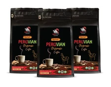 Highland coffee - PERUVIAN GROUND ORGANIC COFFEE - Coffee with smooth finish 3P