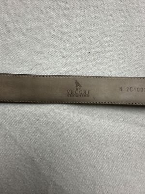 De Vecchi Black Genuine American Alligator Belt Made In  display picture 2