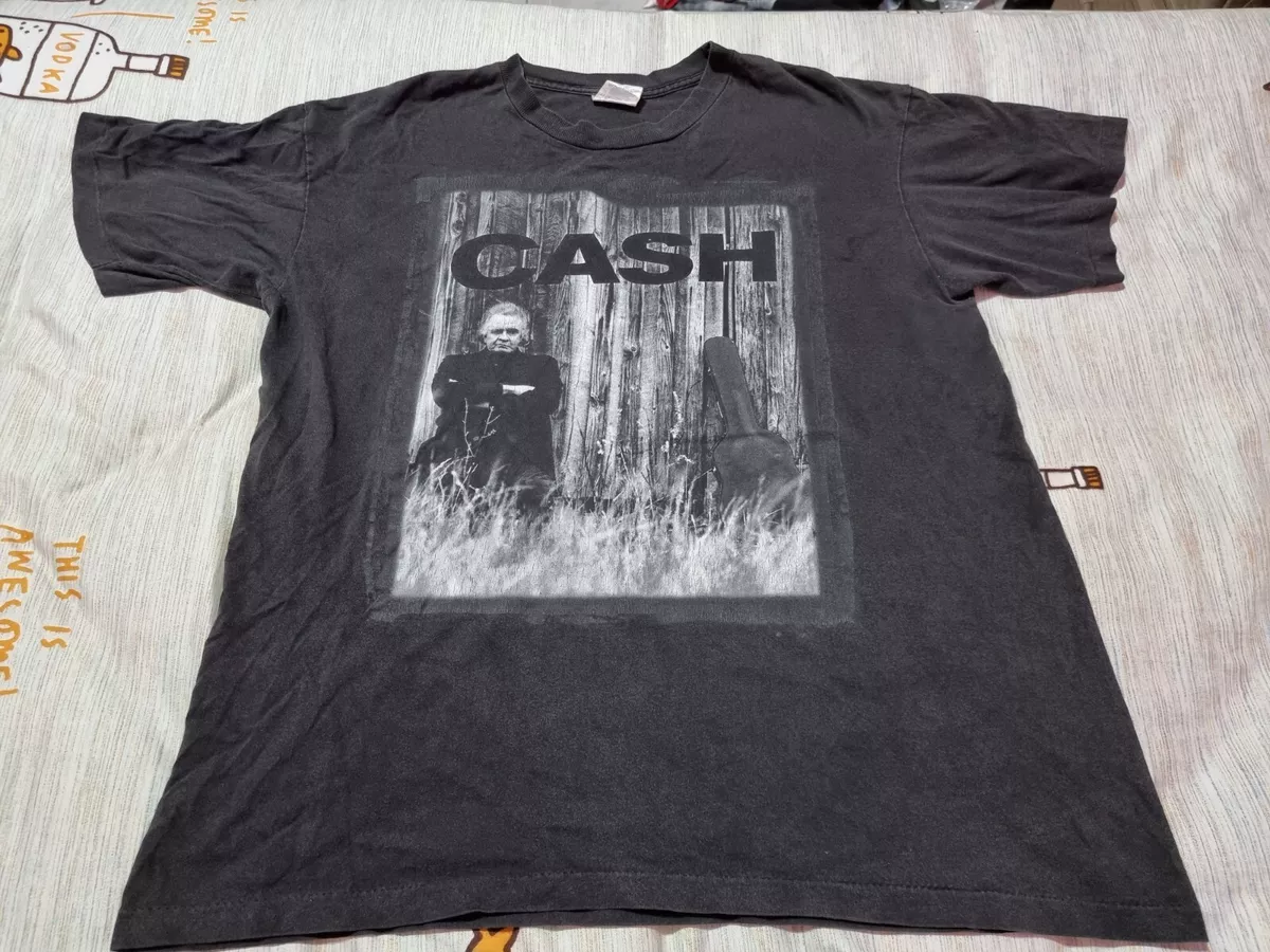 Vintage johnny cash hot sale shirt