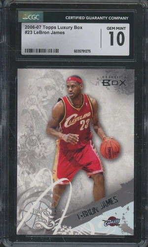 2006 Topps Luxury Box #23 Lebron James Gem Mint CGC 10
