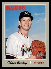 2019 Topps Heritage #283 Adam Conley Miami Marlins