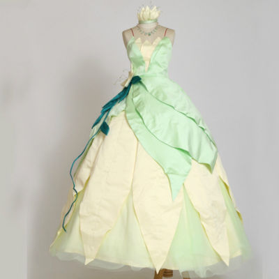 Princess and the Frog Tiana Princess adult Female Fancy dress cosplay  costum! | eBay