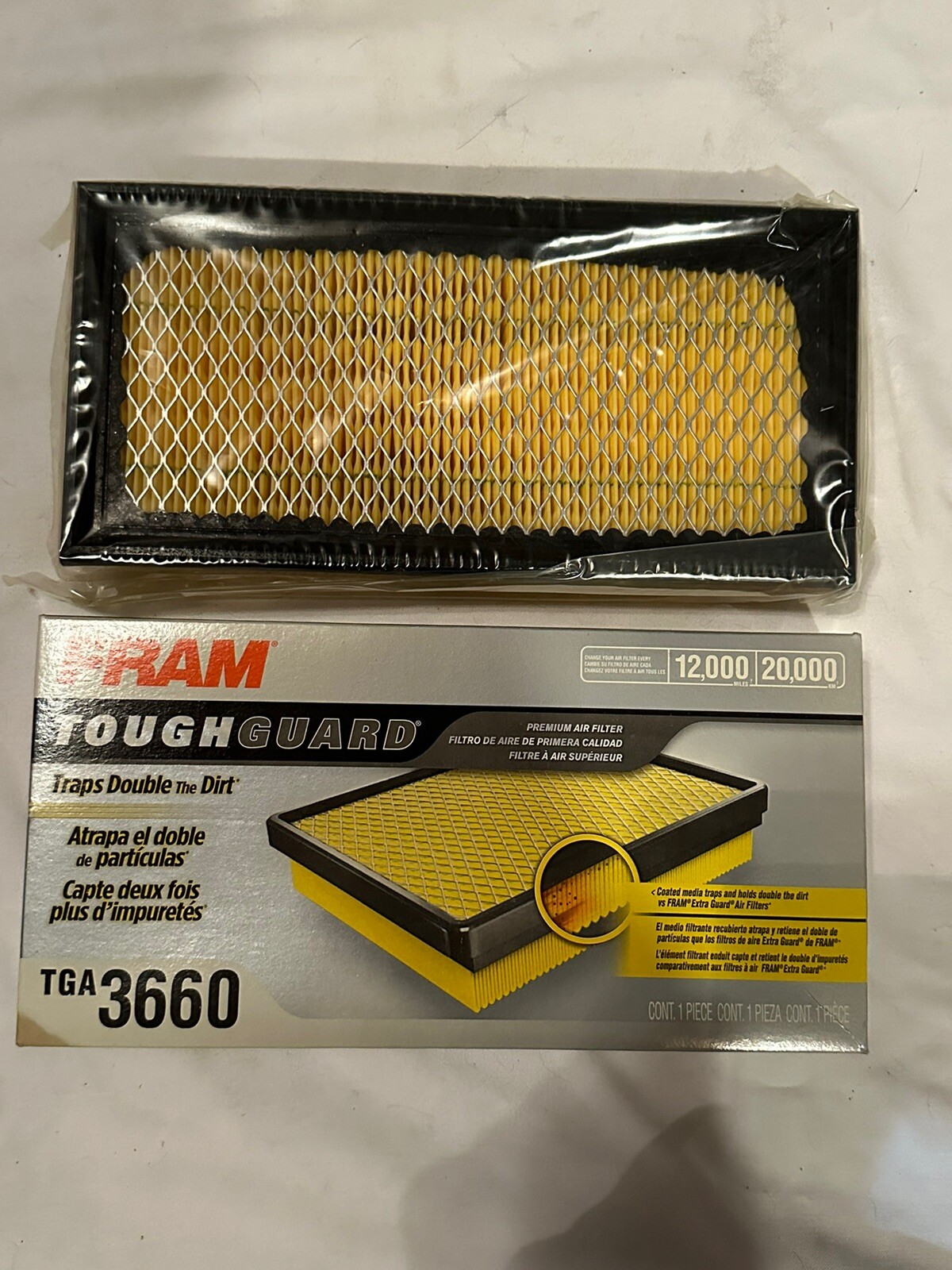 (3) Genuine FRAM Tough Guard Air Filter TGA3660 3660 TGA BRAND NEW PACK ...