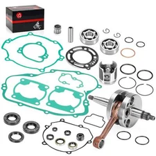 ENGINE REBUILD KIT CRANKSHAFT PISTON GASKETS Seal For KAWASAKI KX 100 2006-2013