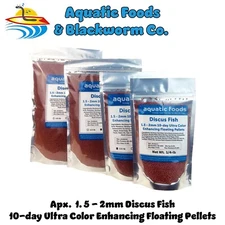 Discus Fish Ultra Color Enhancing Floating Pellets for a 10-Day Color Change