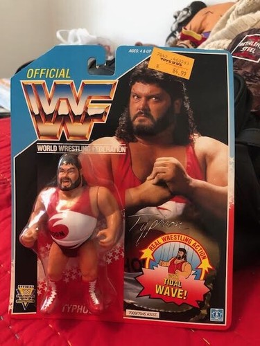 wwf hasbro Typhoon on card...