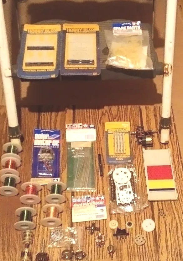 Vintage Nos Tamiya Rc Car Parts And 72001 Gear Box Set,Solar