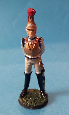 Figurine En Plomb Peint - Carabinier De La Garde Impériale Du Premier Empire - Échelle 1/32 (60mm) - Neuf