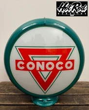 CONOCO Reproduction 13.5" Gas Pump Globe - (Green Body)