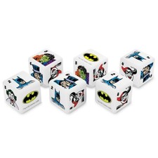 Classic Batman Heroes And Villians Dice Set- Set Of 6
