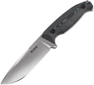 Ruike Jager F118 Fixed Blade Green Black G10 Stonewash Full Tang Knife F118G