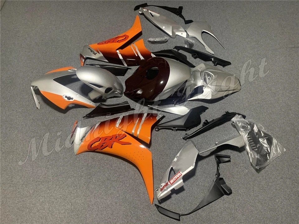 Orange Silver Black Fairing Kit for 2012-2016 Honda CBR1000RR ABS Injection Body Foto 4 de 4