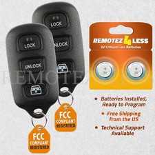 2 For 1999 2000 2001 2002 2003 Toyota 4runner Keyless Entry Remote Car Key Fob 2 For 1999 2000 2001 2002 2003 Toyota 4runner Keyless Entry Remote Car Key Fob