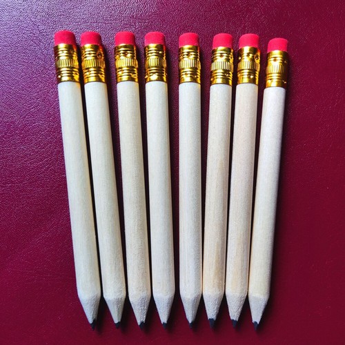 60Pcs Short Writing Pencils Wood Pencils Small Pencils Small Golf Pocket - Picture 10 of 12