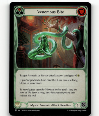 FOIL - Flesh And Blood Venomous Bite (Red) - Part the Mistveil