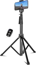 UBeesize 62" Tripod Stand  Selfie Stick with Wireless Remote and Phone Holder