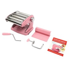 Fresh Pasta Maker Roller Machine for Spaghetti Noodle Fettuccine Stainless Steel