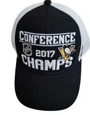 NEW Reebok Pittsburgh Penguins Stanley Cup Conference 2017 Champs Cap Hat