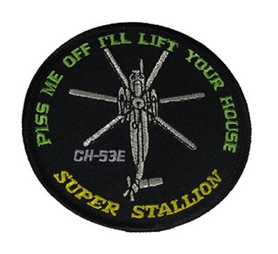 SIKORSKY CH-53E SUPER STALLION CRUISE JACKET PATCH - Veteran Owned Business.