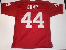 UNSIGNED CUSTOM Sewn Stitched Forrest Gump Movie Crimson Jersey  - M - 3XL