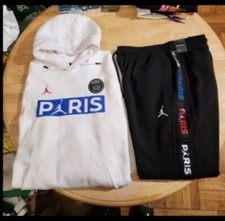 NIKE - JORDAN BLACK HOODIE - PANTS SWEATSUIT - NEW MEN'S SIZE XL