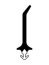 Door Gasket Low Aluminium Threshold Rubber Flipper Weather Seal AF914