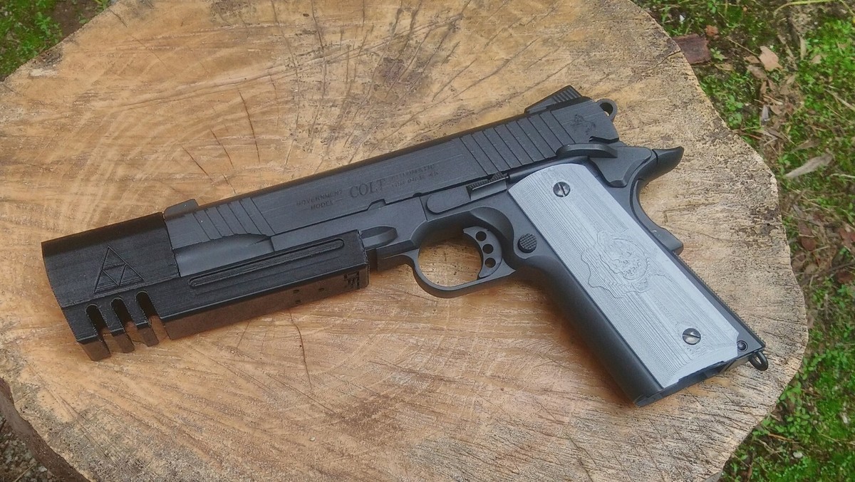 TriForce Match Weight Tomb Raider Compensator for 1911 Airsoft GBB