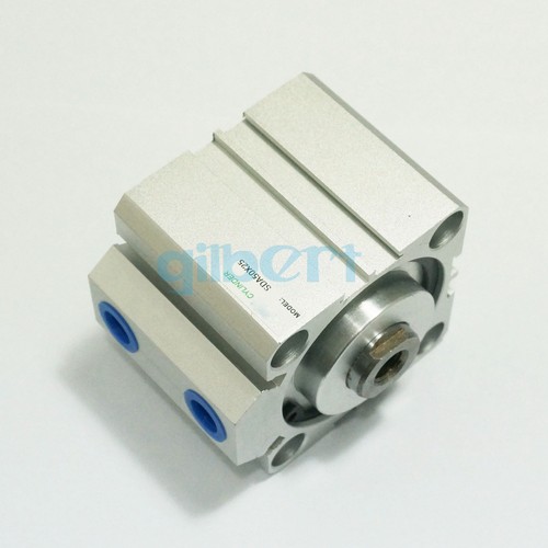 Aluminium SDA Bore 40-100mm Stroke 5-100mm Air Compact Cylinder Double Acting - Picture 24 of 53