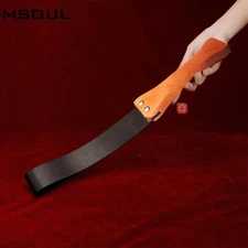 New Flogger Whip Paddle Wooden Handle BDSM Bondage Spanking Adults Slave Games
