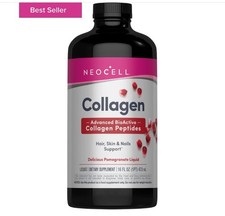 Kollagen Flüssigkeit, Granatapfel-Geschmack, 16 fl oz (473 mL) Flüssigkeit