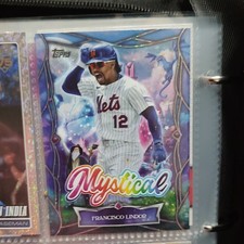 Topps Mystical Francisco Lindor New York Mets MLB Baseball Trading Card