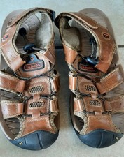 Fashion Men's Sandals Sz 8 M Brown Water Hiking Shoes Camping All Terrain 9.5Wms