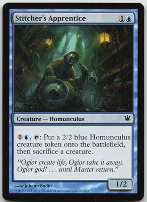 LP Stitcher's Apprentice 81 Common Innistrad Magic: The Gathering 2011