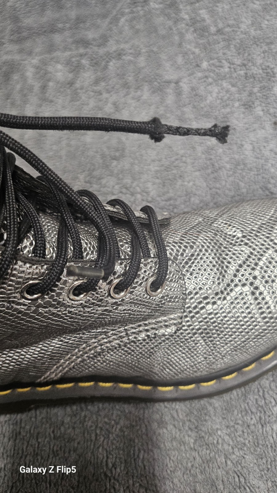 Dr Martens 1460 Pascal Grey Snake Python Print Le… - image 14