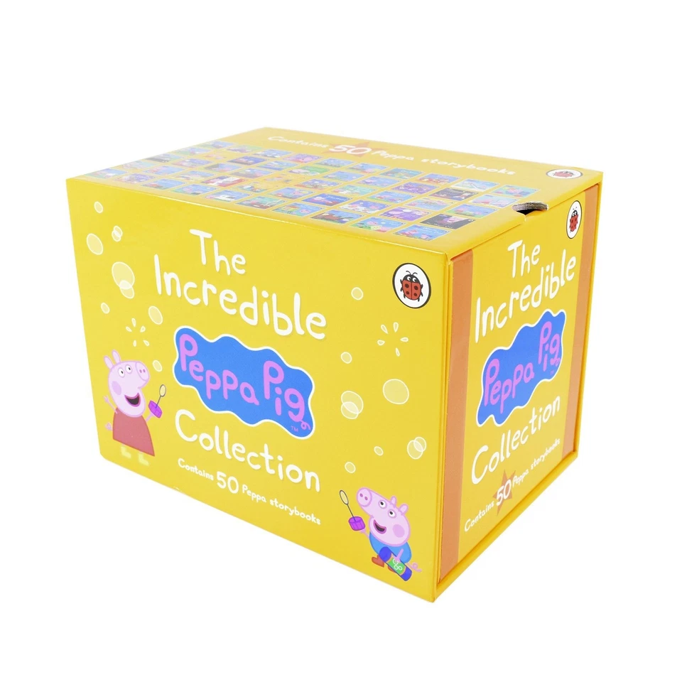The Incredible Peppa Pig Collection 50 Books Box Set By Ladybird - Ages 5-7 - PB - Image 2 of 4