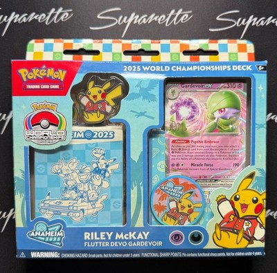 Pokemon 2025 World Championship Deck Riley McKay Flutter Devo Gardevoir