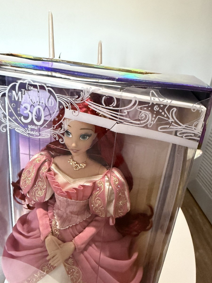 D23 2019 Ariel Limited Edition Doll Pink Plastic Cover Damaged