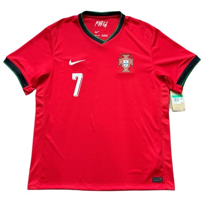 Nike ポルトガル代表 Ronaldo 7 シャツ XL 2024 Portugal Home Jersey #7 Ronaldo XL Nike Soccer Euro CR7 Red