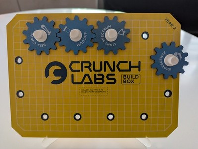 Crunch Labs Box Mark Rober Year 2 Gear Plaque Holder