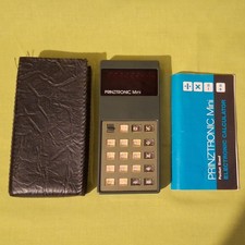 Prinztronic Mini Vintage Calculator Good Condition