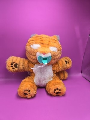 Little Live Pets Java The Tiger Plush Cozy Dozys 2023 Baby Pacifier EUC Works
