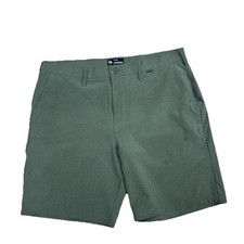 Hurley Shorts Mens 36 Sage Green Casual Performance Golf Chino