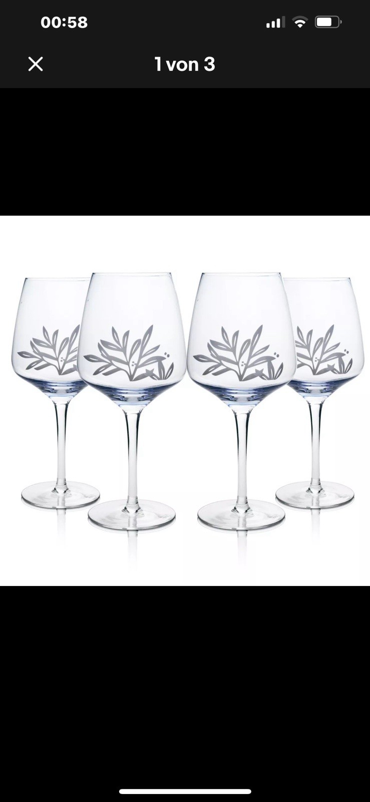 GIN MARE CONNAISSEUR GLAS 4er Set