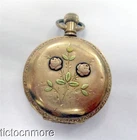 ANTIQUE ELGIN GRADE 1 MODEL 1 VICTORIAN TRI COLOR HUNTER POCKET WATCH 1896