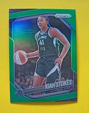 2025 Panini Prizm WNBA #58 Kiah Stokes Green Prizm Parallel Las Vegas Aces 💚