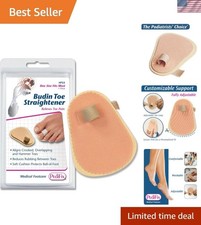 Adjustable Toe Straightener   Soft Cushioned Support for Hammer Toes, 4-Count