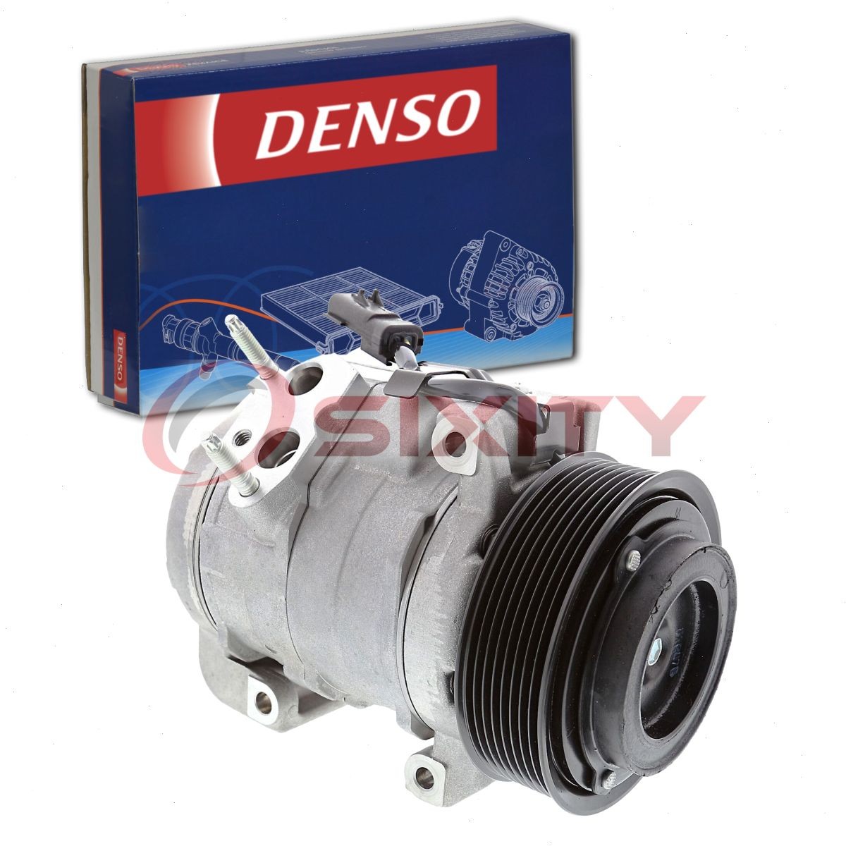 Denso AC Compressor  Clutch for 2011-2016 Ram 2500 6.7L L6 Heating Air xn